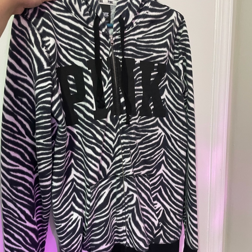 PINK Victoria’s Secret Zip sweatshirt Size Medium